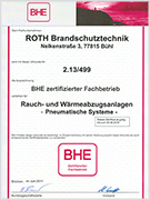 BHE - Rauch- und Wäremabzugsanlagen - Pneumatische Systeme