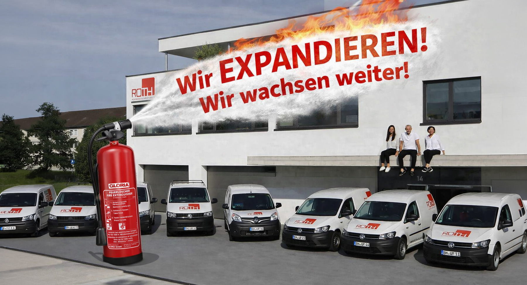 Roth-Brandschutz Wir expandieren! Roth-Brandschutz Wir expandieren!