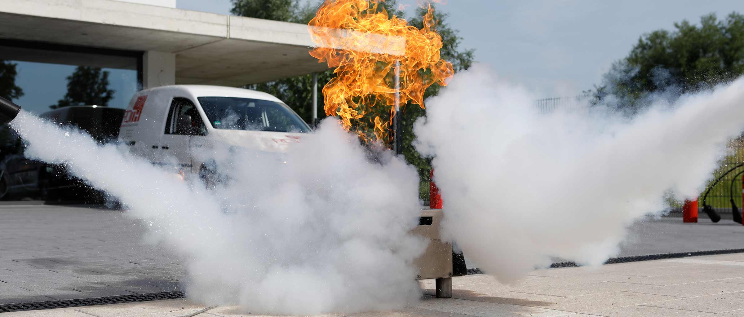 Feuerlöschtraining